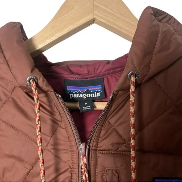 Patagonia Men's Diamond Quilted Bomber Hoody Jacket M - Picture 5 of 9